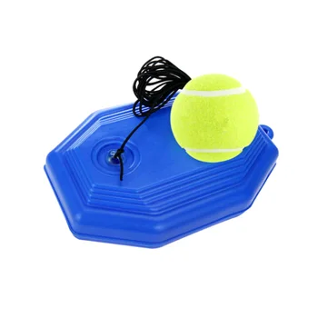 Теннисный тренировочный мяч с эластичной веревкой, Тренировочный самоотбегающий мяч, Тренажер для тренировки тенниса, вспомогательный инструмент