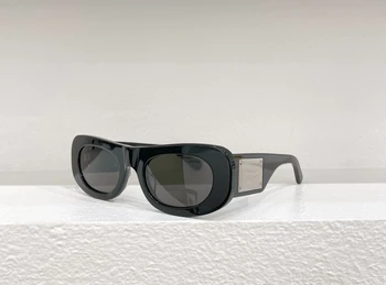 У европейских и американских знаменитостей одинаковый стиль солнцезащитных очков в овальной оправе солнцезащитные очки с козырьком для мужчин и женщин 4412