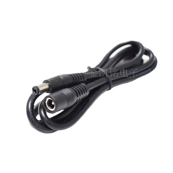 удлинительный кабель питания 12 В черного цвета 10A из чистой Меди 0,75 мм2 толщиной 1 М с разъемами постоянного тока 5,5*2,1 между мужчинами и женщинами для мониторинга
