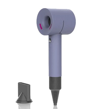 Фиолетовый Мягкий Силиконовый Защитный чехол для Сверхзвукового фена Dyson, Чехол для зарядки с полной защитой 360 для Крышки Воздуходувки Dyson