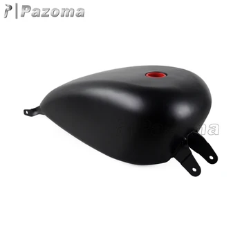 Цена по прейскуранту завода-изготовителя Pazoma Изготовленный на заказ 3,3-галлонный черный топливный бак мотоцикла для Sportster XL 2007-2016
