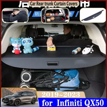 Шторка багажника автомобиля для Infiniti QX50 Аксессуары QX55 2019 ~ 2023 Шторка для заднего багажника Автомобиля, Защитные чехлы для грузов, Аксессуары