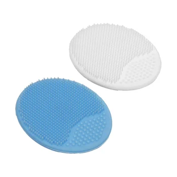 Щетки для ванны с отшелушивающим и массажирующим колпачком для кроватки, синие и белые, 2 упаковки