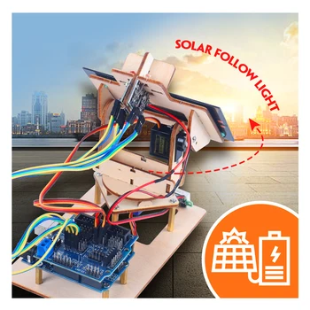 Электронные наборы для отслеживания солнечной энергии, сделанные своими руками, 328 IDE-программ с открытым исходным кодом C/C ++, платы для разработки и наборы Starter Kit