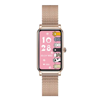 2022 Новые Модные Умные часы, Женские часы, Монитор сердечного ритма, Напоминание о вызове, Bluetooth, Женские умные часы Для IOS Android