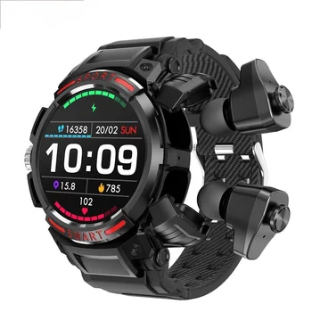 2023 Новые смарт-часы TWS Bluetooth гарнитура MP3 Местная музыка 3 в 1 умные часы мужские NFC динамик Bluetooth вызов спортивные часы.
