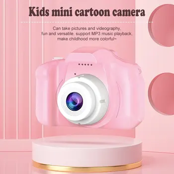 Детская мультяшная камера, фотосъемка, видео, воспроизведение музыки, детские мультяшные игрушки, мини-камера, подарок на день рождения, игрушки на открытом воздухе