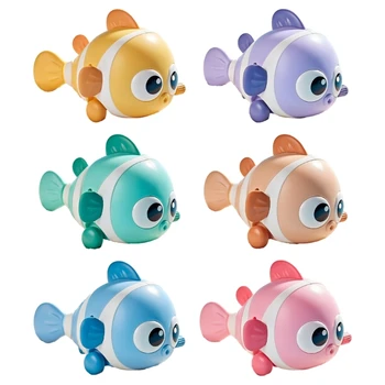 Заводная игрушка для ползания рыбы Для младенцев Заводная Игрушка Для Ползания В животике