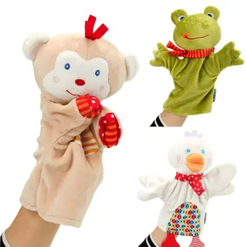 Милые Детские Игрушки, Ручные Куклы, Мягкие Развивающие Игрушки для Детей На День Рождения, Кукольное Представление Для Детей, Игрушка-Утка-Лягушка, Подарки Для Ребенка