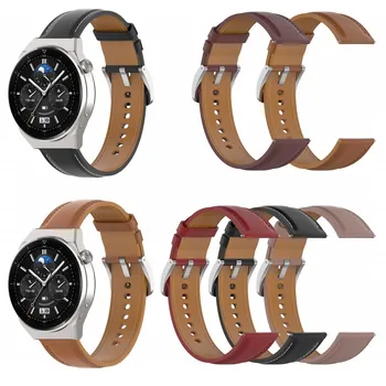 Мягкий Кожаный ремешок, сменный кожаный браслет, аксессуары, подходящие для Samsung Galaxy Watch 3 20 мм