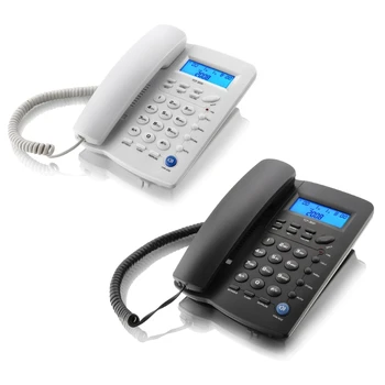 Настольный проводной телефон для домашнего стационарного телефона с большими кнопками TCF3000