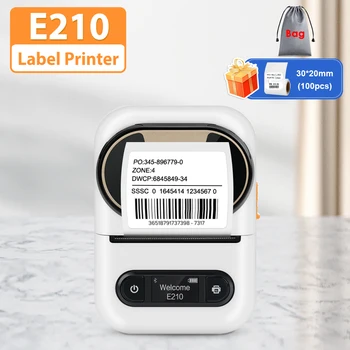 Портативный Мини-Принтер Наклеек E210 Беспроводной Bluetooth Термопринтер для Изготовления этикеток Ручная Этикетировочная машина DIY Self Adheisve Label Sticker