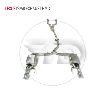 Производительность выхлопной системы HMD из нержавеющей стали Catback для LEXUS IS250 Автоматический электронный клапан Глушителя