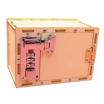 Сейф-сейфовая коробка DIY Model Kits Подарок для студентов, улучшающий практические способности, Коробка паролей 